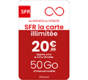 SFR La Carte ILLIMITE 20€99