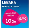 LEBARA National Illimité 9.99€