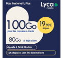 LYCAMOBILE Pass National L Plus 19,99€