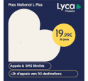 LYCAMOBILE Pass National L Plus 19,99€