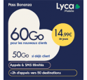 LYCAMOBILE Pass National M Bonanza 14,99€
