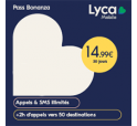 LYCAMOBILE Pass National M Bonanza 14,99€