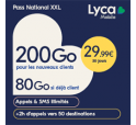 LYCAMOBILE Pass National XXL 29,99€