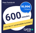 LYCAMOBILE Pass Tunisie M