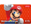 Nintendo e-shop 15 €