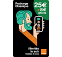 Mobicarte 25€ + 8€ de crédit offerts