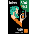 Mobicarte 50€ + 20€ de crédit offerts