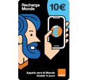 Mobicarte Monde 10€