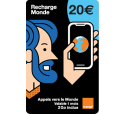 Mobicarte Monde 20€