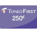 Recharge TONEO FIRST 250€