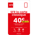 SFR La Carte CLASSIQUE 40€