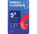 SFR La Carte CLASSIQUE 5€