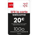 SFR La Carte Welcome 20€ compatible 5G