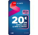 SFR La Carte ILLIMITE 20€99