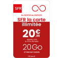 SFR La Carte ILLIMITE 20€99