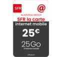 SFR La Carte Internet Mobile 25€