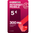 SFR La Carte Internet Mobile 5€