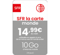 SFR La Carte MONDE 14,99€ 
