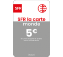 SFR La Carte Monde 5€