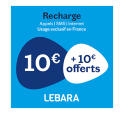 LEBARA Nationale Doublée 10€