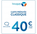 Carte Bouygues telecom CLASSIQUE 40€